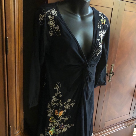 Jonny Was size small Black Dress Gorgeous! - Picture 10 of 12